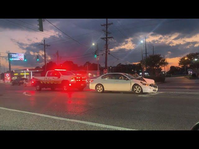 2 cars collide on Johnston Street near Camillia Boulevard