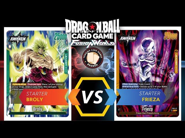 STARTER BROLY VS STARTER FRIEZA - DRAGON BALL SUPER  CARD GAME FUSION WORLD