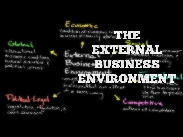 The External Business Environment