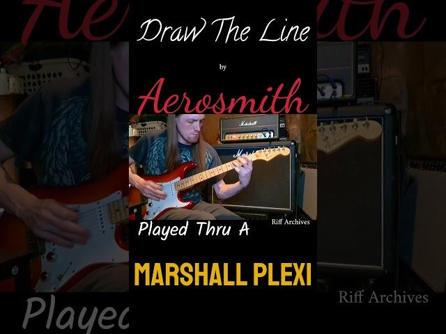 #drawtheline #aerosmith #marshallplexi #guitartone #classicrock #marshallamps #fender #guitar #riffs