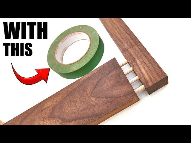 Genius Idea? Game Changing trick for Perfect Dowel Alignment without a Jig