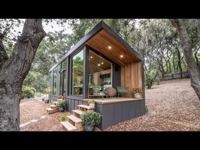 Beautiful Open Concept Tiny Home in the Woods - The Halcyon Stay