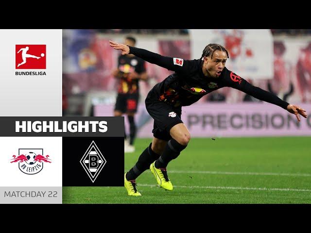 Xavi & Openda Claim Well-Deserved Leipzig Win | Leipzig - M'gladbach | Highlights | MD 22 Buli 23/24