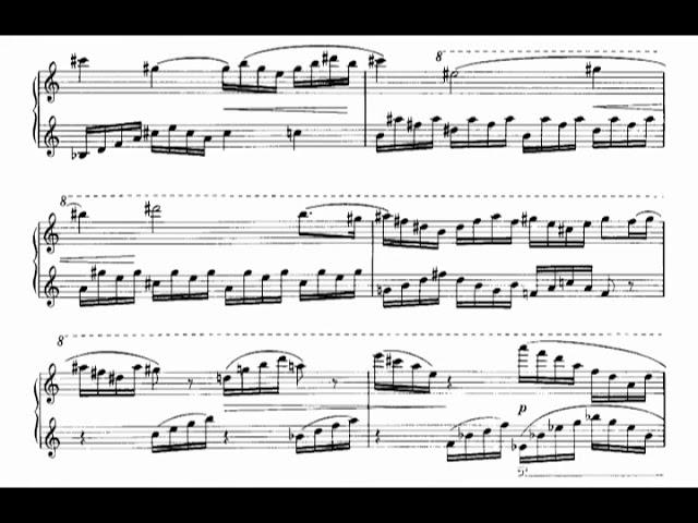 Vincent Persichetti - Sonata No. 9 for Piano, Op. 58 (1952) [Score-Video]