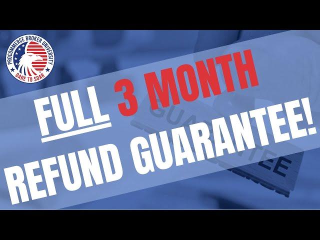 Commercial Loan Broker Training | 3 Month FULL REFUND Guarantee