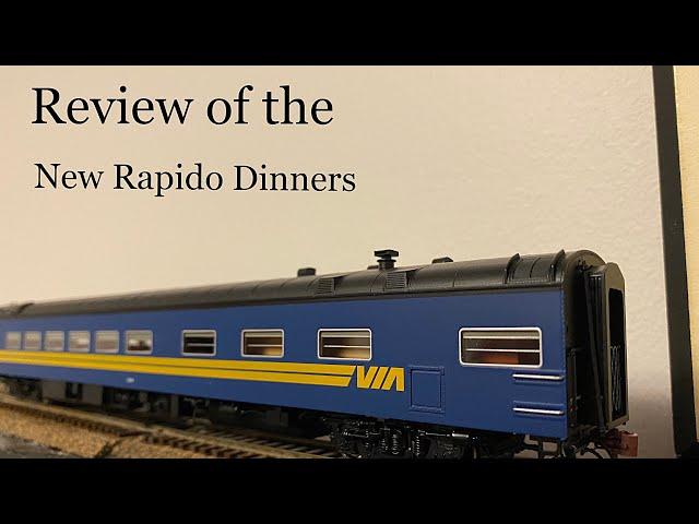 Review Of The New Rapido Lightweight Diner Car