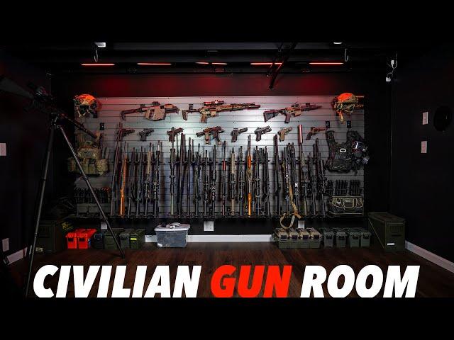 Ideal Civilian Gun Room! - The Basement!