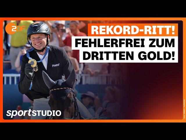 Reiter Michael Jung gewinnt Gold in der Vielseitigkeit | Olympia Paris 2024 | sportstudio