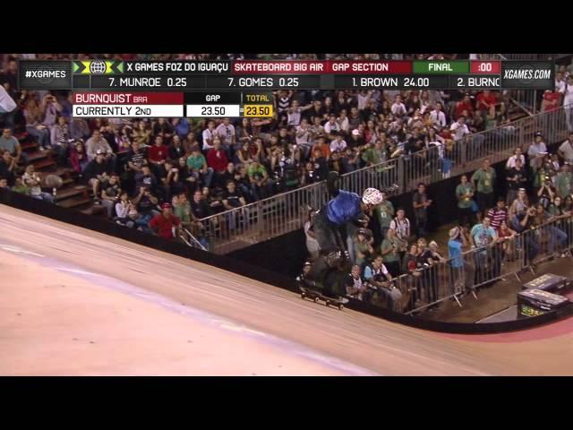 Bob Burnquist wins Skateboard Big Air