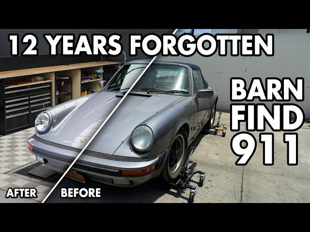 MIND-BLOWING 30-Day Restoration 1988 Porsche 911! From ABANDONED to AMAZING! First Wash in 12 Years!