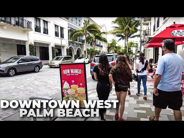 Walking Downtown West Palm Beach, Florida