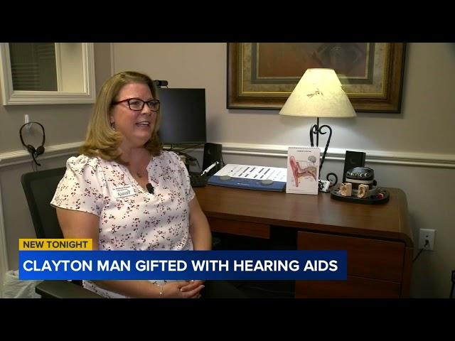 'Gift of sound': NC man gets much needed hearing aids from audiologist