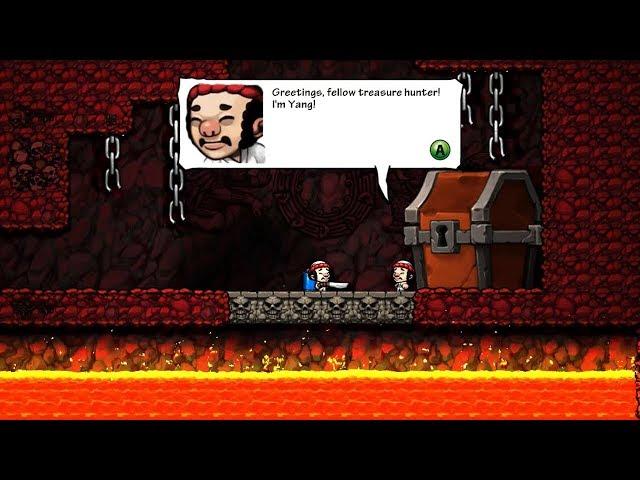 Wang meets Yang - Spelunky Hell Run as Yang