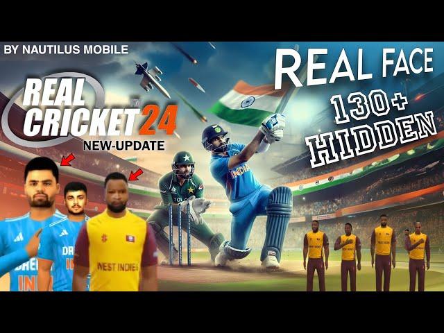 Real Cricket 24 Update! 130+ Hidden Player | 650+ Real Character | Season 7, Real Motion, Ai dynamic