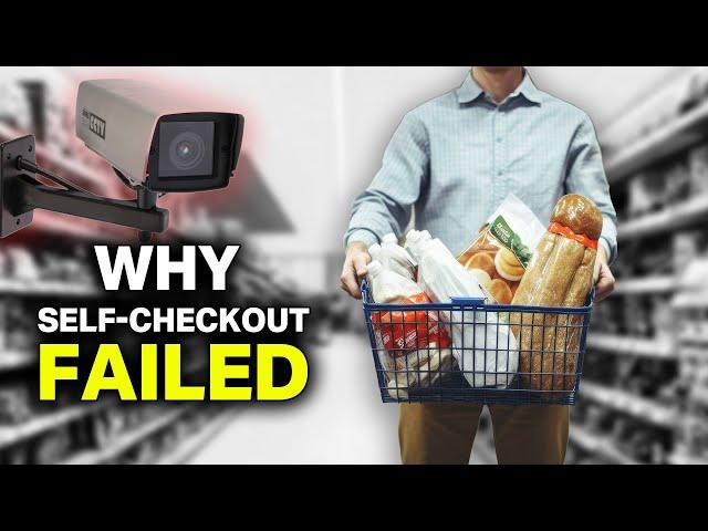 The spectacular failure of self-checkout technology | Self-service checkouts