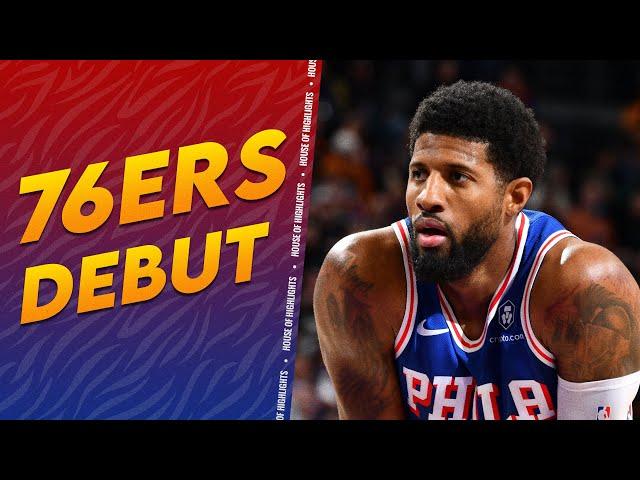 Paul George drops 15 Points in 76ers DEBUT  FULL Highlights