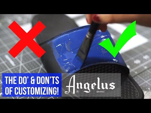 The Do's & Don'ts of Using Angelus Paints