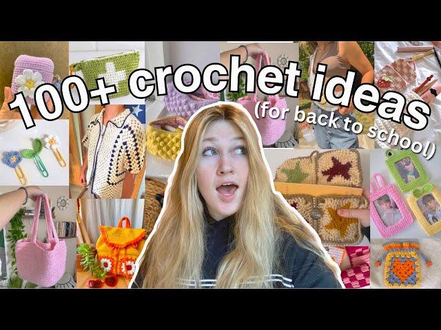 100+ BACK TO SCHOOL CROCHET IDEAS!! (beginner friendly)