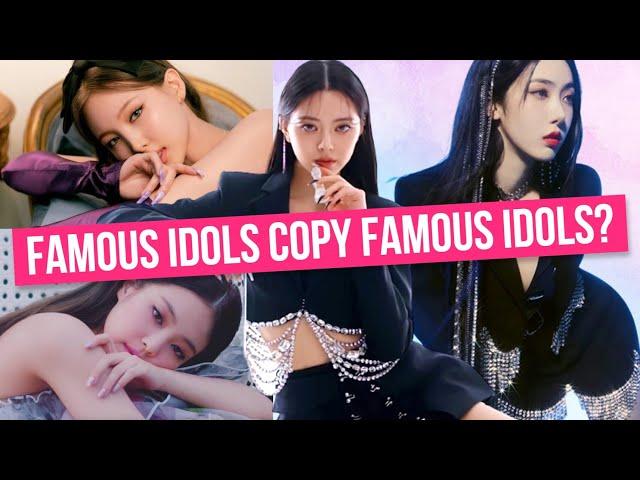 Most Controversial Cases Famous Idols Accused of COPYING Famous Idols