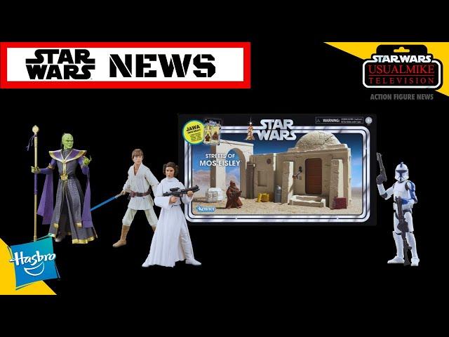 STAR WARS ACTION FIGURE NEWS ALL NEW TVC MOS EISLEY PLAYSET & SHADOWS OF THE EMPIRE BLACK SERIES!!!