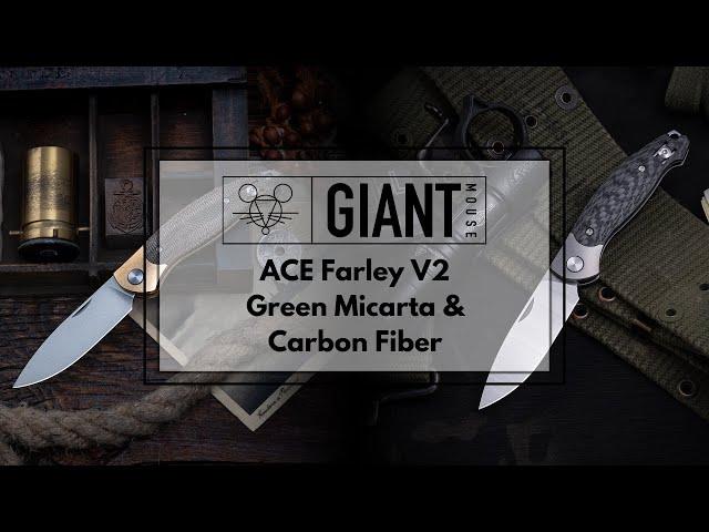 GiantMouse ACE Farley V2 - Green Canvas & Carbon Fiber Versions