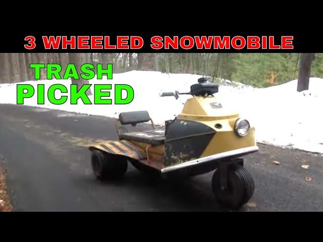 1ST Ride. Factory Made Vintage Snow Pony ATV/SLED