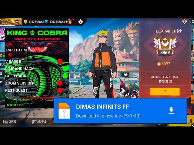 OB47 FREE FIRE MOD MENU   UNLIMITED DIAMOND HACK   FF MOD MENU APK 2024