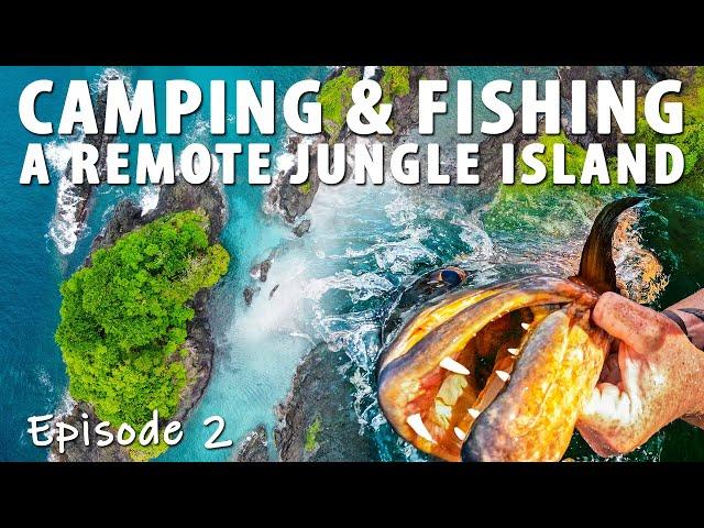 Remote Island Camping & Snapper Fishing in Jungles of Panama - Part 2 (CATCH CLEAN COOK)