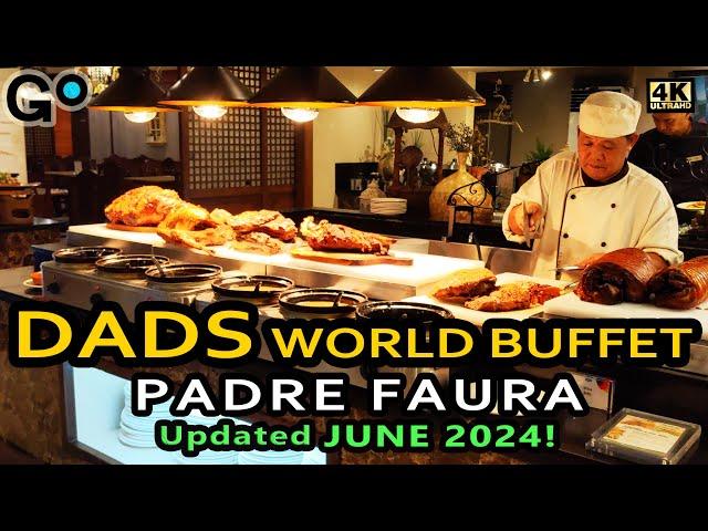 4K || DADS WORLD BUFFET  PADRE FAURA || Buffet restaurant tour & walk-around (Updated June 2024!)