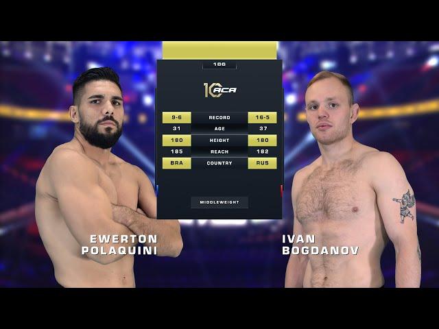 Эвертон Полакуини vs. Иван Богданов | Ewerton Polaquini vs. Ivan Bogdanov | ACA 186