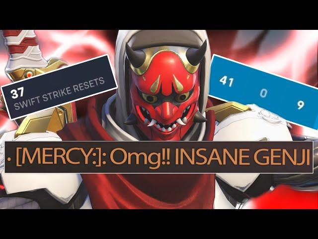 How I carried this MERCY streamer with my genji (Full gameplay)