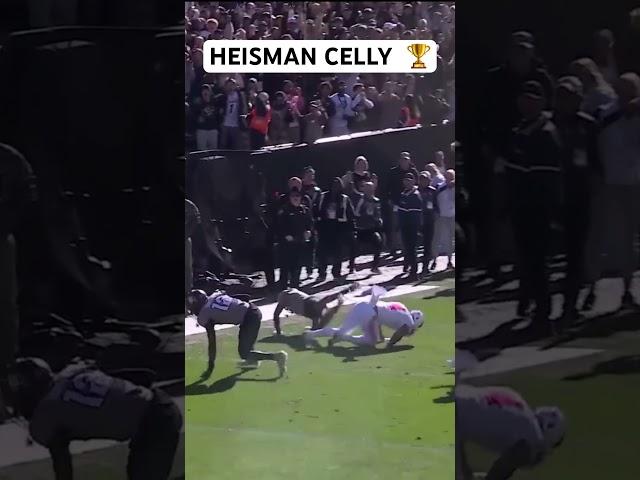 HEISMAN CELEBRATION CELLY AFTER INTERCEPTION!! #cfb #highlights #football