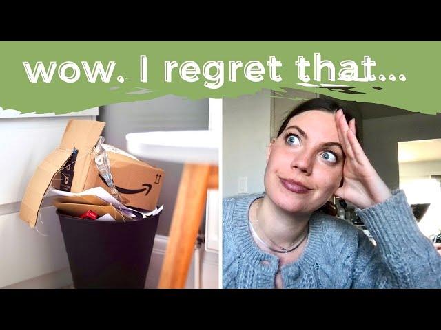 Zero Waste Things I Regret