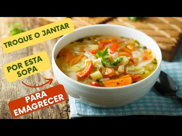 SOPA DETOX PARA EMAGRECER! Rápido, Fácil e Eficaz! Aprenda AGORA como fazer Sopa Detox!