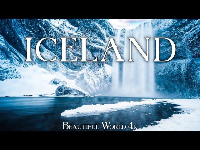 Iceland 4K – Winter’s Magic at Kirkjufell: Where Snow Meets Starlight in Iceland’s Frozen Heart