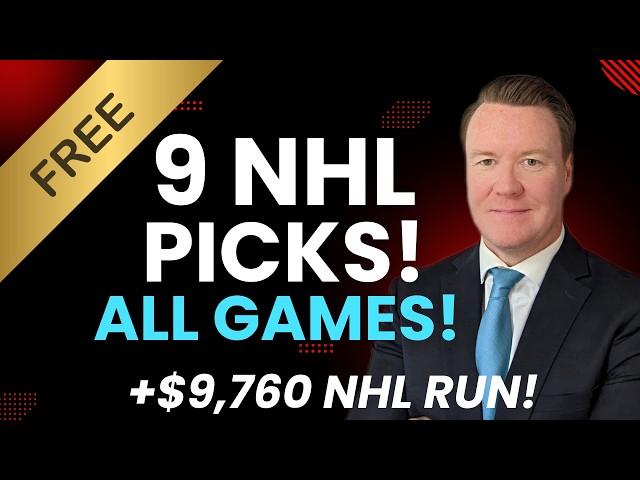 Croy's Rink Report: 9 Free NHL Picks for Today! Expert NHL Predictions for ALL GAMES 10/24/2024