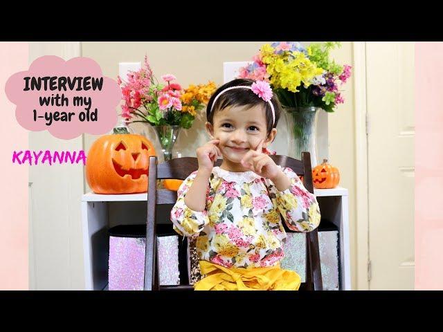 Interview With My 1-Year-Old | Mytwolittlesunshines