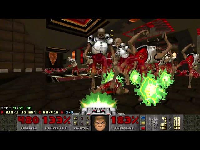 DOOM II - Death in Excess MAP01-MAP10 UV-Max in 3:31:30