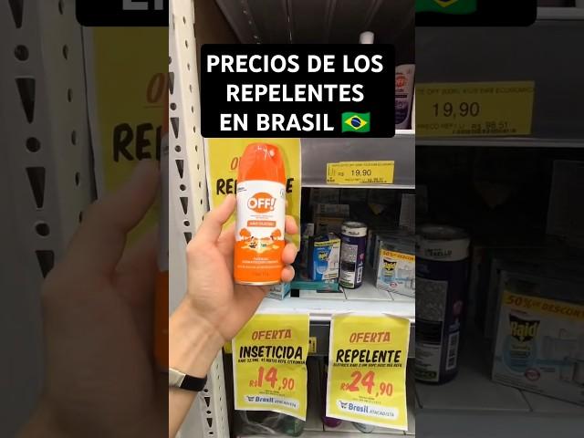 PRECIOS DE LOS REPELENTES PARA LOS MOSQUITOS EN BRASIL 