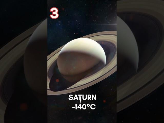 Top 3 Coldest Planets in Our Solar System ️🪐 | Mean Temperature #shorts #facts #solarsystem #space