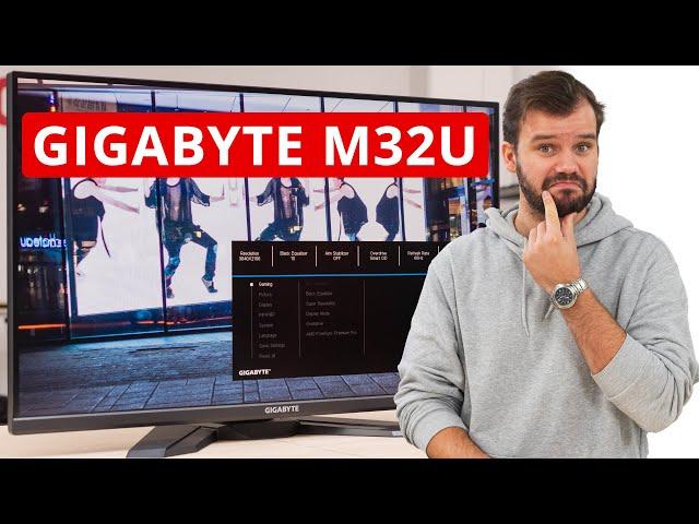 Gigabyte M32U Monitor Review - 4k @ 144Hz and HDMI 2.1!