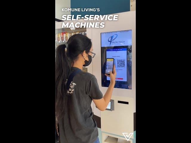 Trying out Komune Living’s self-service machines