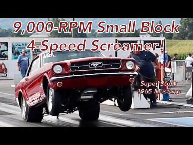 Glorious 9,000 RPM 289 Small-Block 1965 Mustang | 4-Speed | Super Stock Ford