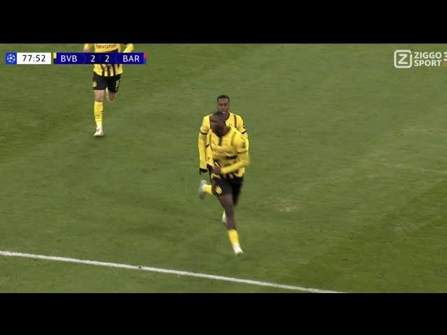 Serhou Guirassy Goal, Borussia Dortmund vs Barcelona (2-2) All Goals and Extended Highlights