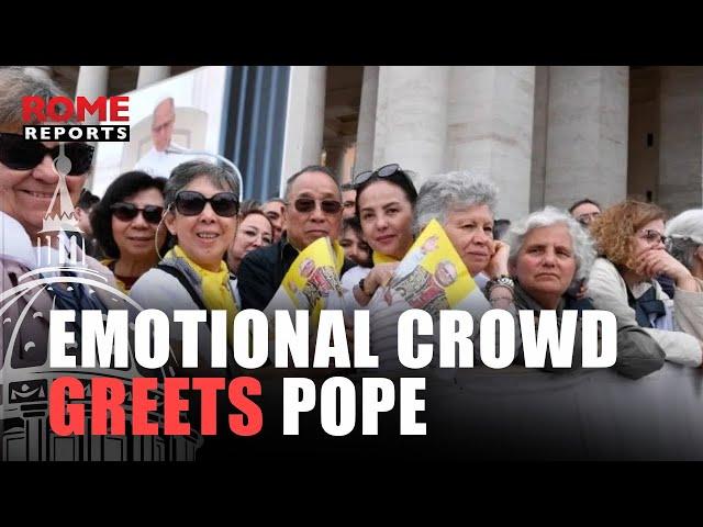 The Touching Reactions to Pope Leo´s First Wednesday Audience