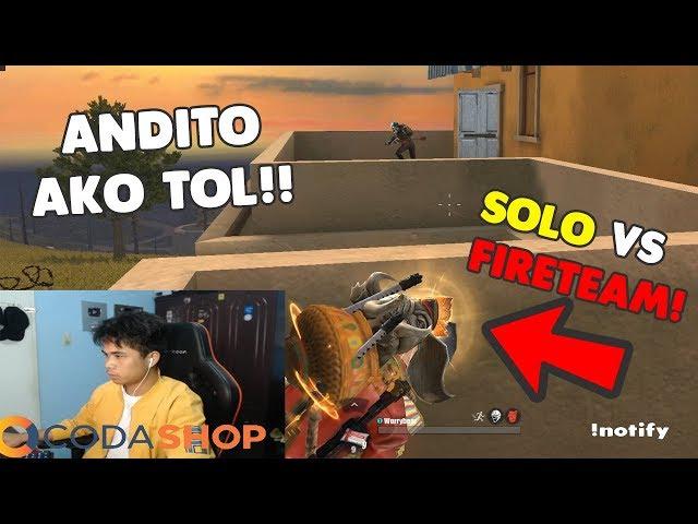 SOLO VS FIRETEAM "20 KILLS" BACK TO AN? (Rules of Survival: Battle Royale)