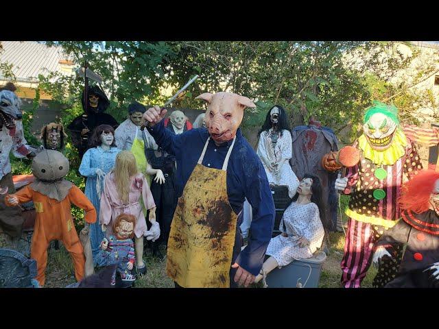 My Full Halloween Animatronic Collection 2024 of Spirit Halloween / Lowes / Home Depot Walkthrough