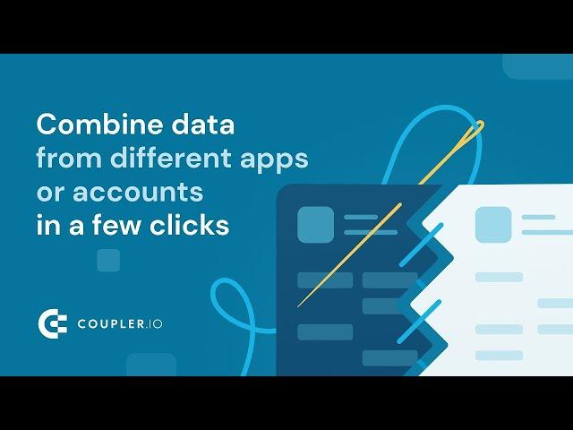 Blend data in Coupler.io with the data stitching feature