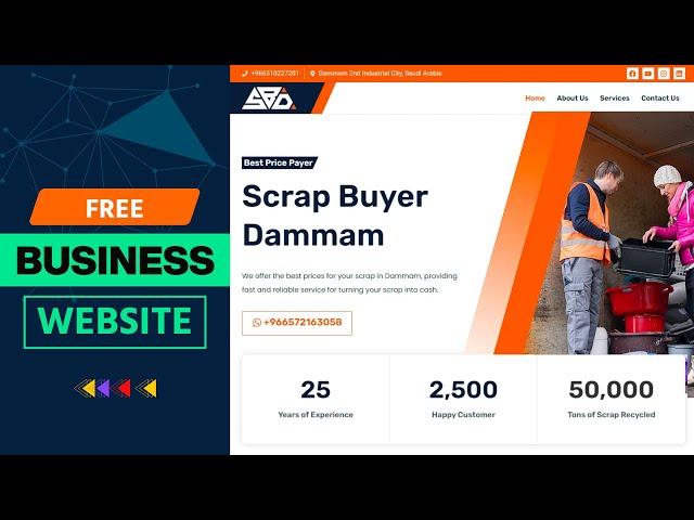 How to Make a FREE Business Website in WordPress | Elementor Tutorial 2024