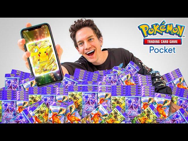 Opening 100x Pokémon TCG Pocket Booster Packs